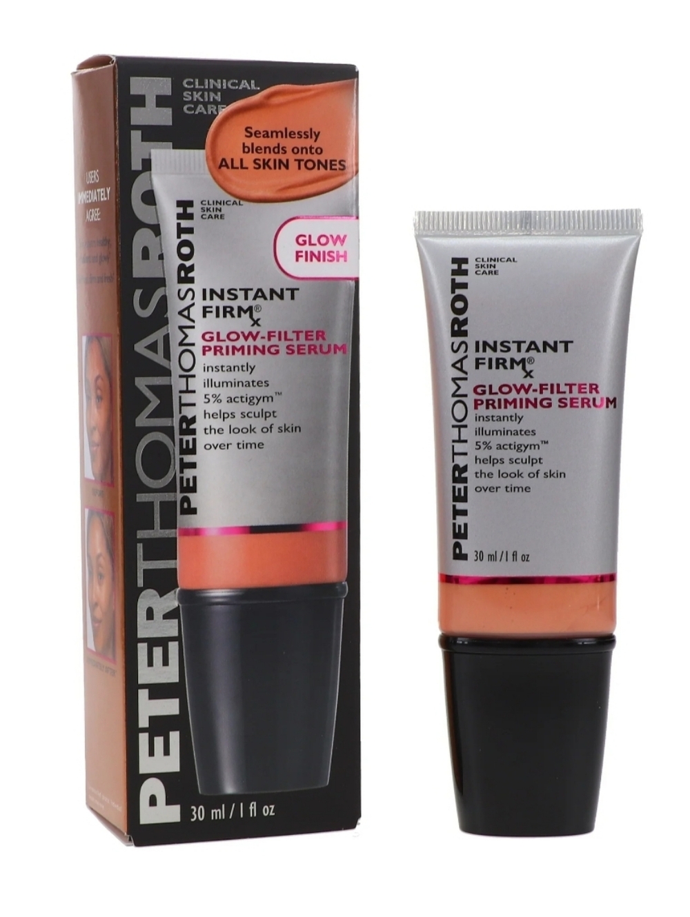 Peter Thomas Roth Glow Filter Primer Face Skincare Priming Serum Instant Firm